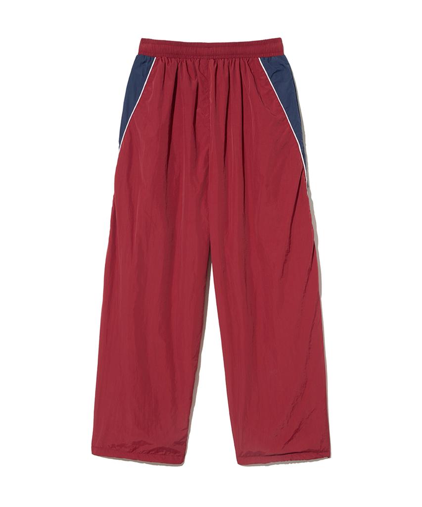 PHYSICAL DEPARTMENT Nylon Tail Track Pants_Burgundy