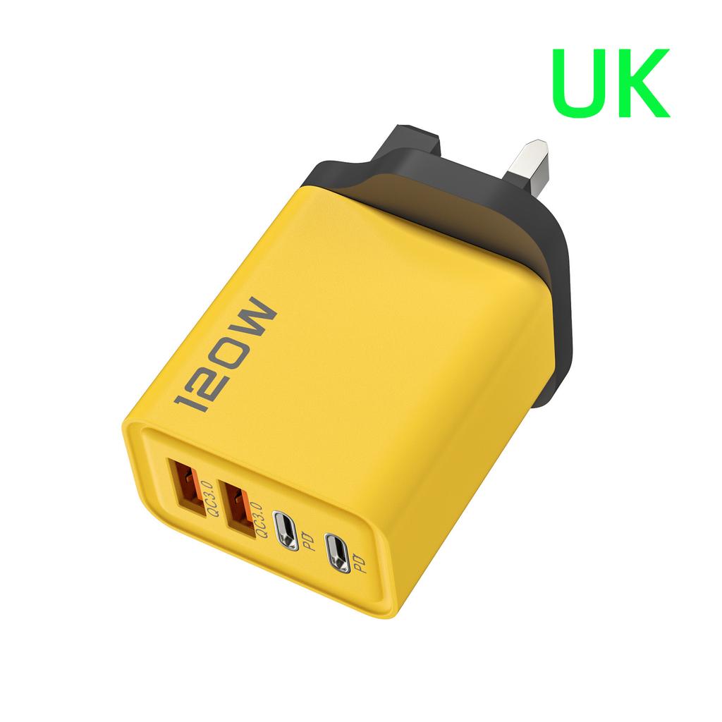 4 порта USB C PD зарядное устройство быстрая зарядка 3.0 Type C USB зарядные устройства для телефонов адаптер быстрой зарядки для iPhone 15 14 Samsung Xiaomi Huawei