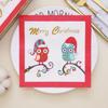 20pcs/Pac 33*33cm 2-Ply Disposable Party Napkin Christmas Pattern