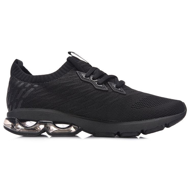Кроссовки для бега Li Ning Arc Fabric с низким верхом, амортизирующие, нескользящие, износостойкие, дышащие, легкие, с отскоком, женские, черные ARHN014-1