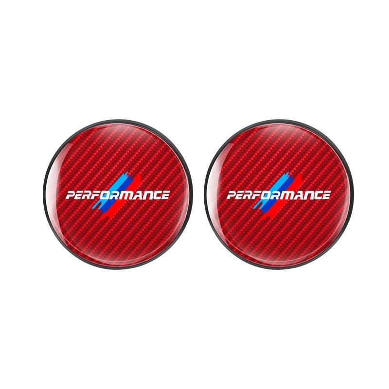 Carbon Fiber Car Water Cup Pads Anti-Slip Coasters For BMW Performance E28 E30 E36 E39 E46 E60 E64 E70 E85 E87 E90 F10 F20 M3 M5 RR2 qa1
