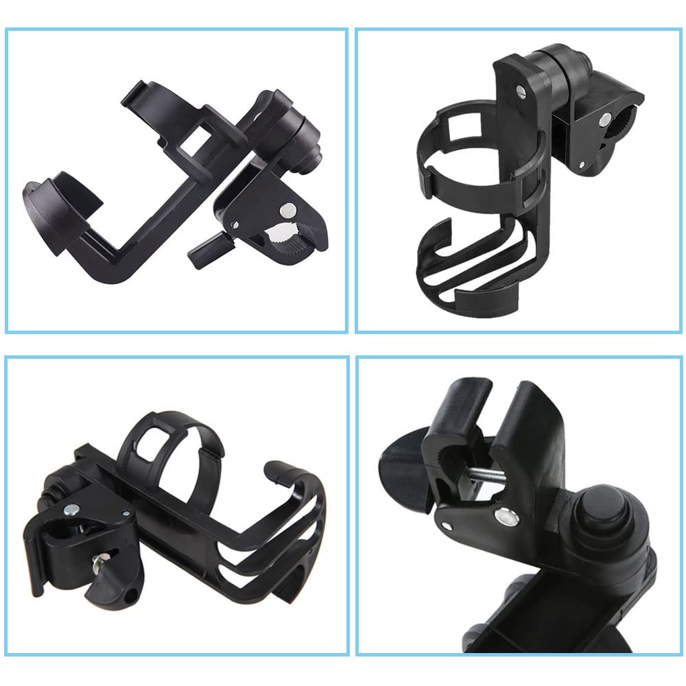 DFsucces Держатель для напитков Подстаканник Держатель для стакана для велосипеда Простая установка Регулировка угла поворота на 360 градусов Инвалидная коляска Коляска/Велосипед/Велосипед Бутыл