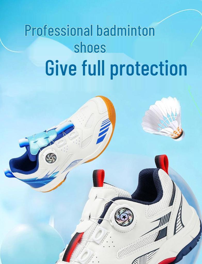 Унисекс Дышащие Легкие Кроссовки для Бадминтона и Тенниса с Вращающейся Пряжкой