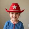 Rhinestone Summer Sun Hat Sparkling Kids Bucket Hat Cool Western Cowboy Hat  Dress-Up