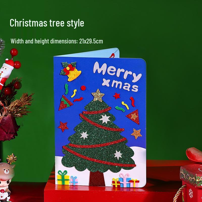DIY Christmas Card Kit for Kids - Creative Handmade Greeting Supplies