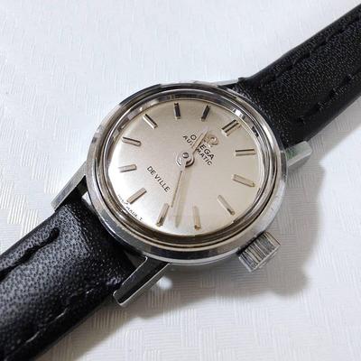 Б/у OMEGA DE VILLE Старые автоматические часы для женщин Cal.661 24 камня [555.003]