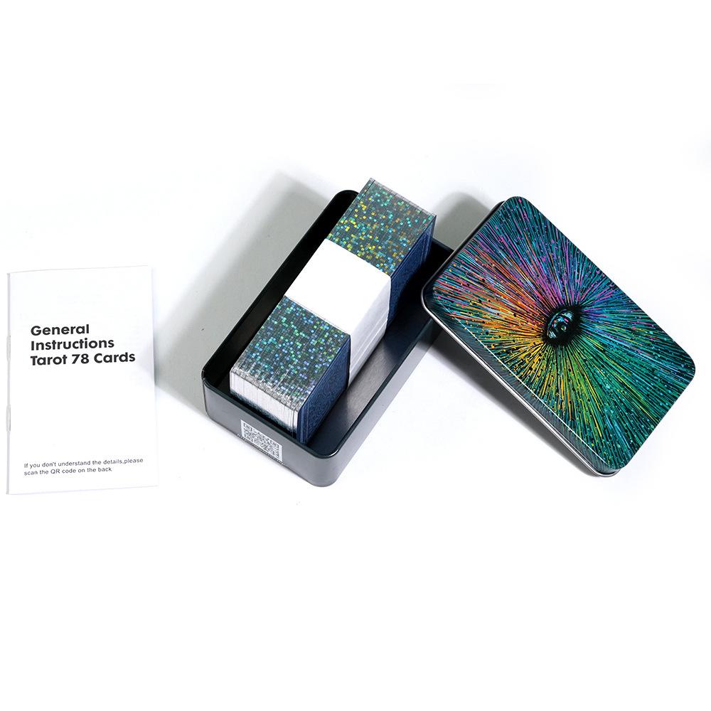 Таро Prisma Vision 10,3*6 см в жестяной коробке с путеводителем, 78 шт.