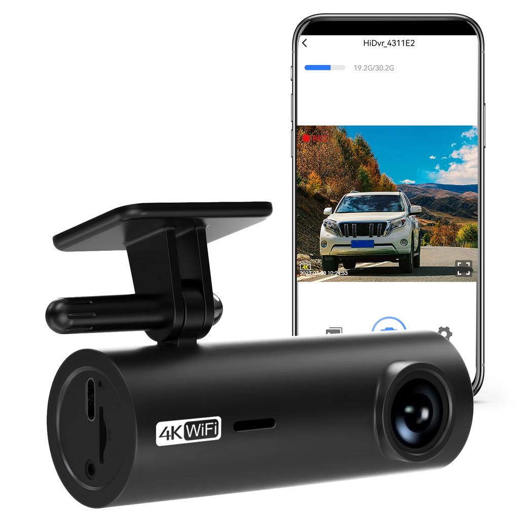 New 4K Dash Cam for Cars Front and Rear View Camera for Vehicle GPS WIFI Car Dvr Video Recorder 24H Parking Monitor Car Assecories