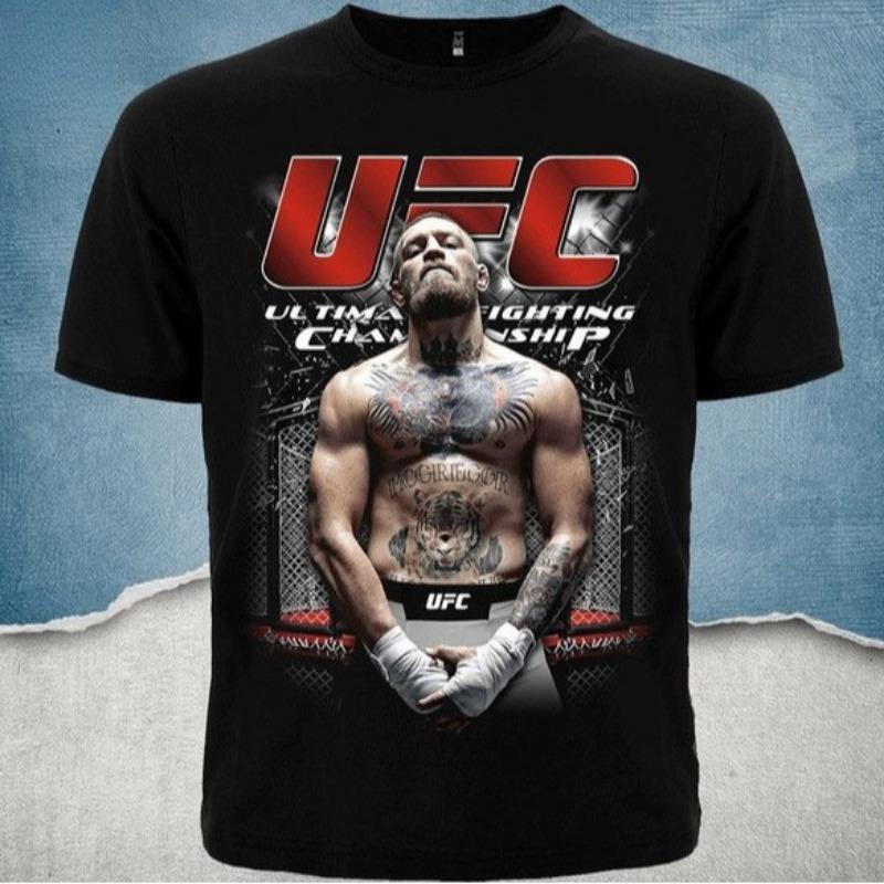 UFC Коннор Макгрегор Ирландский Боец ММА Бокс Король Коннор Спортивный с коротким рукавом