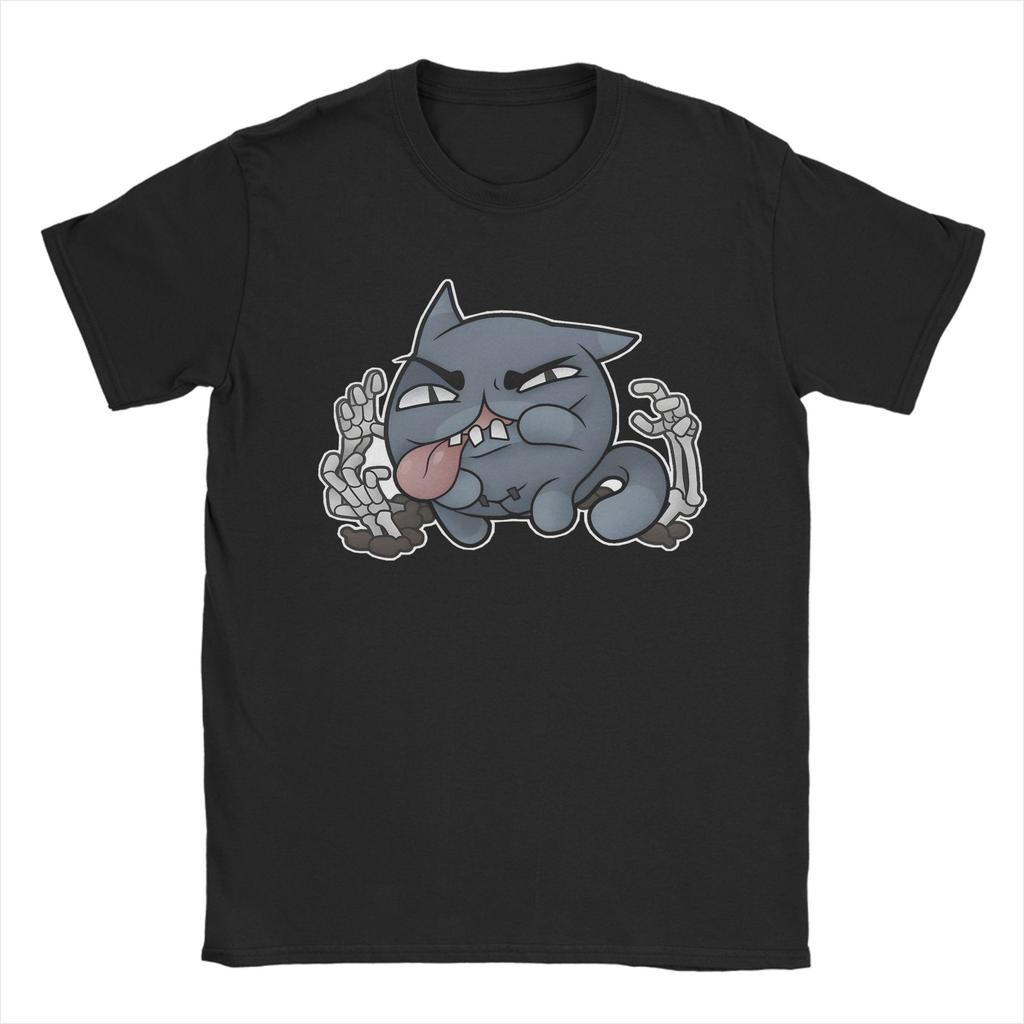 Mewgenics Characters Cat Game TShirts for Unisex  Novelty Cotton Tee Shirt Round Collar Short Sleeve T Shirt Summer Clothes