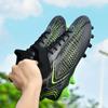Men's Large Size Football Boots 34-46 Men's/Children's High-top Short-nailed Outdoor Anti-slip Football Boots