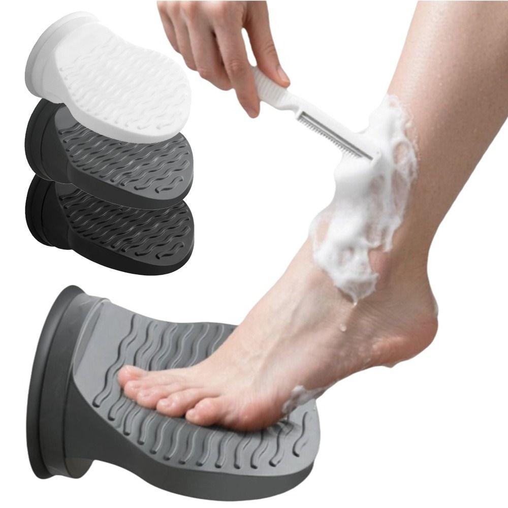 Suction Cup Shaving Leg Step Ergonomic Design Pedicure Foot Pedal Shaving Leg Aid  Posture Support