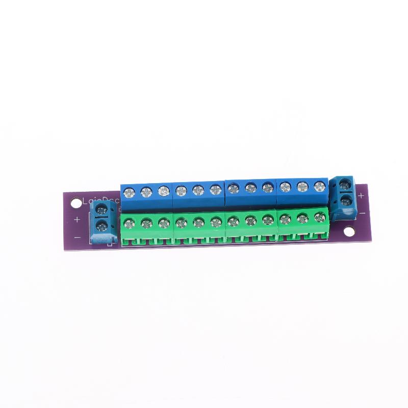Efficient 12 Position Double Layer Power Terminal Block 2 Input 13 Output for Automotive Circuit Distribution