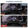 1x Carbon Fiber Central Dashboard Meter Cover Trim for Jeep Grand Cherokee +