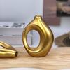 2PCS European Style Minimalist Small Split Snuggling Vase, Modern Creative Abstract Decoration, Home Drying Flower Utensil
