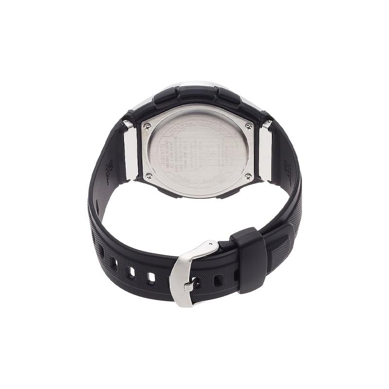Casio Спортивная Мода 100 Метров Водонепроницаемые Солнечные Кварцевые Часы на Смоляном Ремешке Мужские Черный Циферблат WVA-M650-1AJF