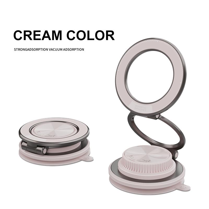 Сильный магнитный держатель для телефона Складная конструкция 360° Регулируемый Вакуумное крепление в автомобиле Для мобильного телефона Для xiaomi/iphone Прямые трансляции