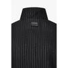 Emporio Armani Men S Stripe Leather High Neck Jacket A515109002
