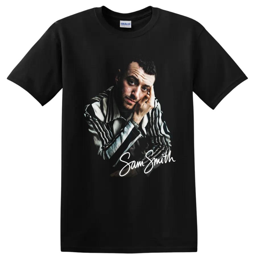 Sam Smith T Shirt Music Fan Art British Singer Songwriter Portrait Graphic Tee
