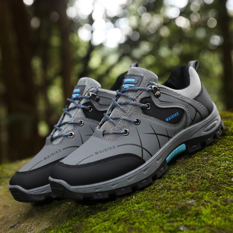 Мужская походная обувь большого размера, походная обувь для активного отдыха, повседневная обувь из бархата, теплая мужская хлопковая обувь, спортивная мужская обувь