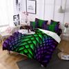 Dragon Scale Bedding Duvet Cover Set King Queen Size Wild Animal Skin Bedding Set Glitter Psychedelic Animal Comforter Cover