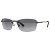 Sunglasses SPLG39J 568N 60 2023 Model WIND Two Point Borderless Square Titanium [Police] Men's