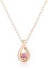 Колье из розового золота 10 карат для 4℃ [Январский камень] Женское, 11181-612-3109-00-00