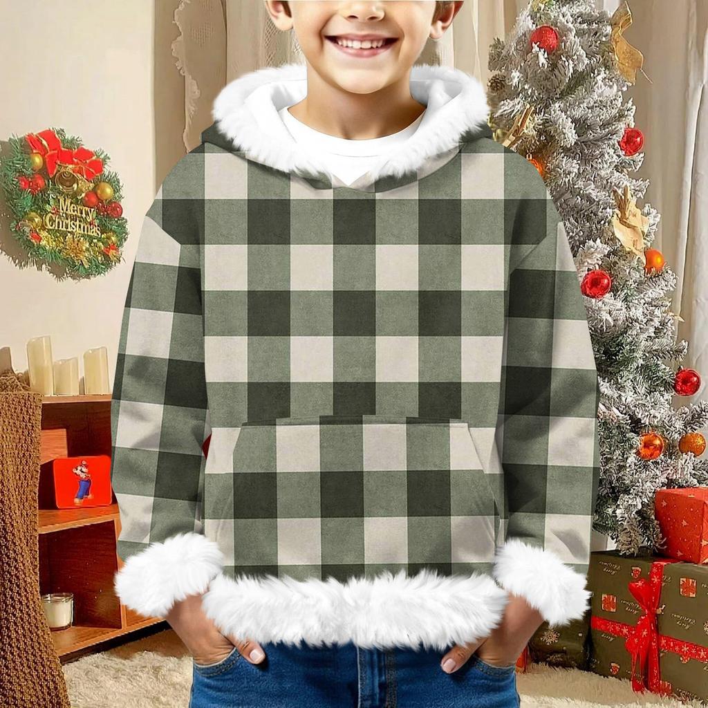 Children's Sweatshirt Girls Boys Long Sleeve Lightweight Casual Hoodie Loose Comfortable Sweatshirt