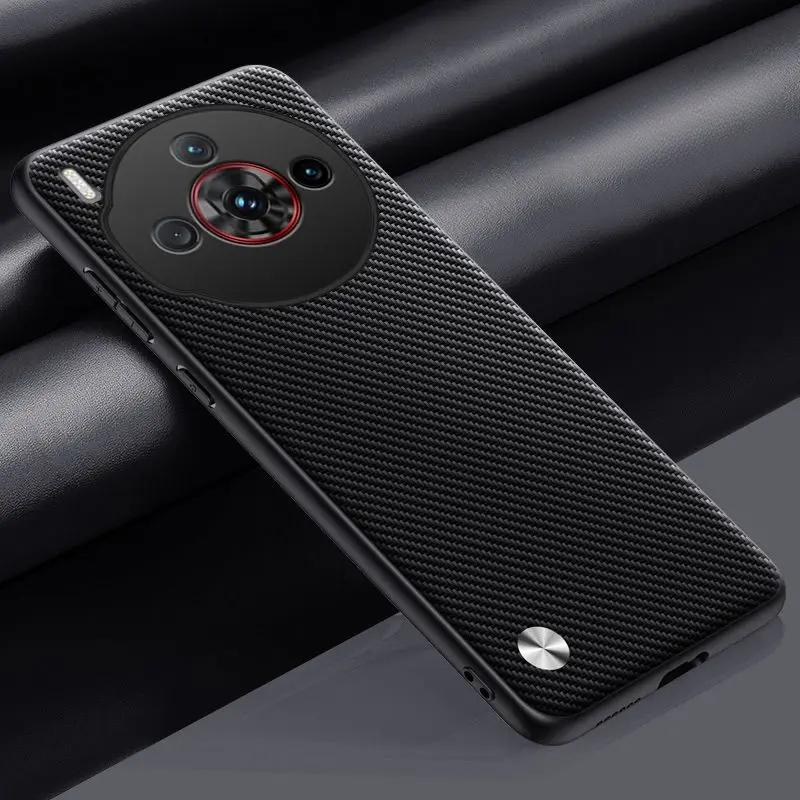 Для ZTE Nubia Z60s Pro чехол простой PU кожаный силиконовый TPU мягкий защитный чехол для Nubia Z60 S Pro Z60SPro противоударный жесткий бампер