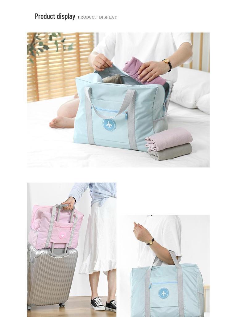 Женская складная дорожная сумка большой вместимости: Сумка для беременных, Портативное хранение с круглой этикеткой, Подходит для самолета.