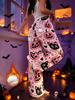 Women's Winter Velvet Pajamas, Comfortable and Soft, with Halloween Print, Suitable for Home and Outings.