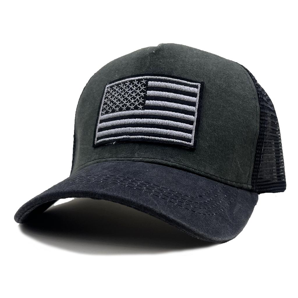 Hat Men'S Summer American Flag Cap Sun Protection Sun Hat Outdoor Sports Mountaineering Baseball Cap