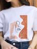 Women Fashion 2022 Cartoon Shirt Print Summer T-Shirts Female Sexy T-Shirt Aesthetic Clothes Summer Tops Trend Graphic T Top