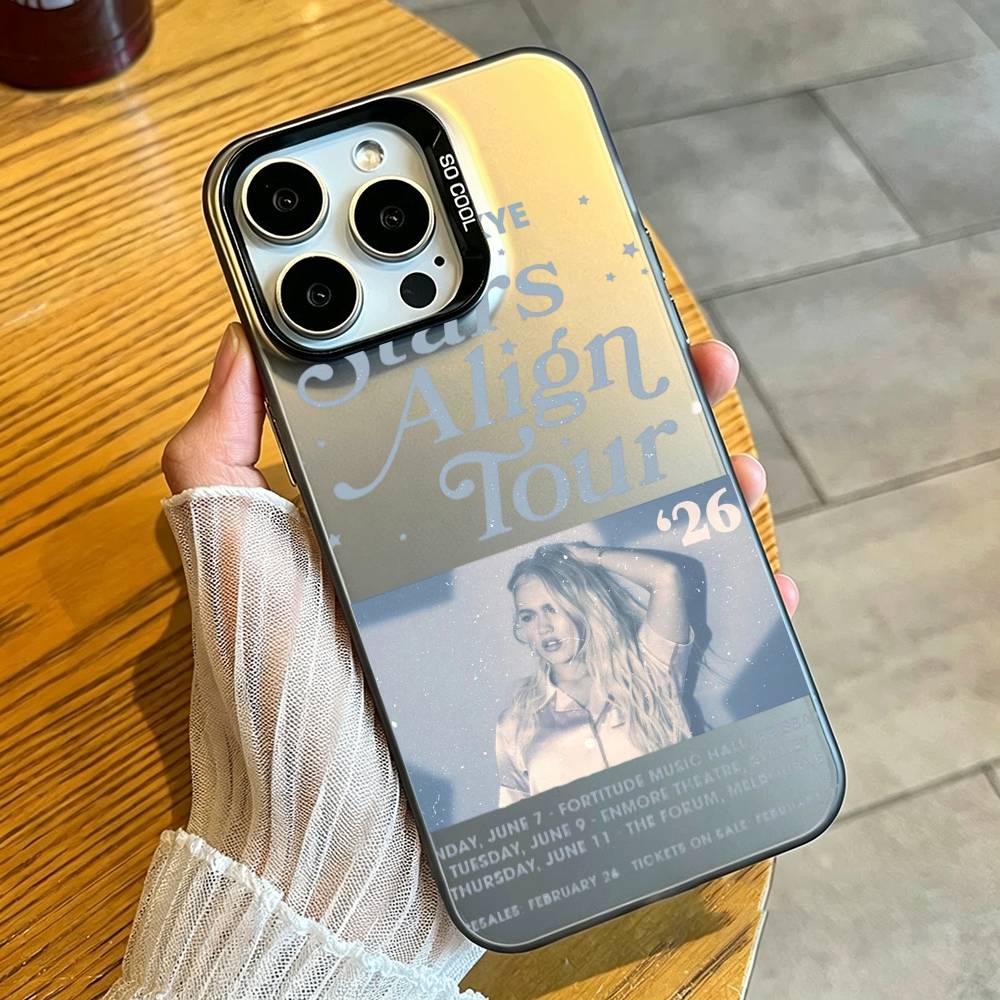 Чехол для телефона F-Freya Skye Singer для iPhone 17,16,15,14,13,12,11 Plus,Pro Max,XS, Цветной Серебристо-белый Чехол