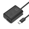 Andoer DC Coupler Dummy Battery and USB-C Type-C AC Converter Power Adapter Cable for NP-FW50