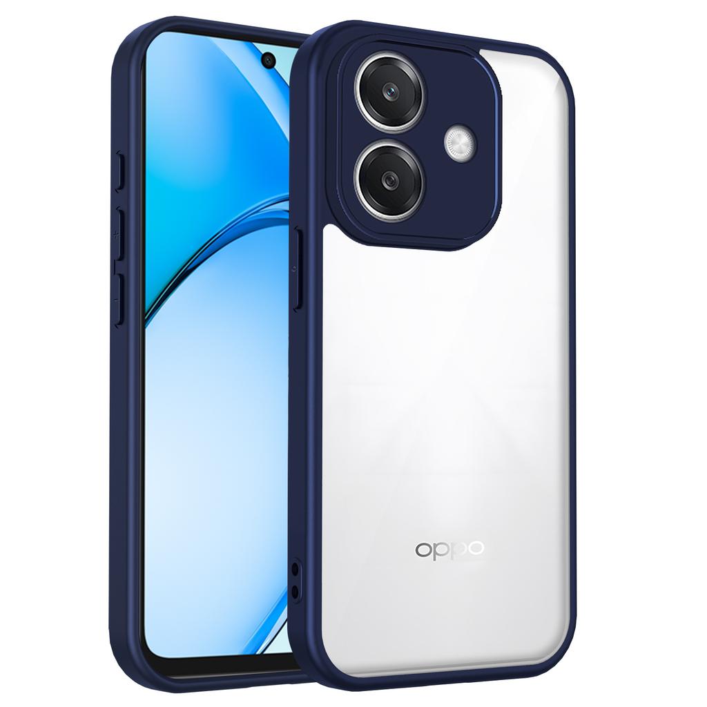 EUCAGR Чехол для Oppo A3X 4G с воздушными подушками, противоударный силиконовый бампер, прозрачная матовая задняя крышка, жесткий чехол для телефона для Oppo A3X