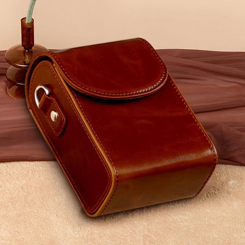 NOUKAJU Case, Cover, Camera Bag, Storage Bag for KODAK PIXPRO FZ55. Drop-proof, Scratch-resistant, Shockproof, and Dustproof. (Brown)