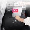 2Pcs Car Seat Anti Kick Pad Protective Cover Auto Accessories For Jeep Grand Cherokee Wrangler JK Gladiator Compass Renegade AMT1