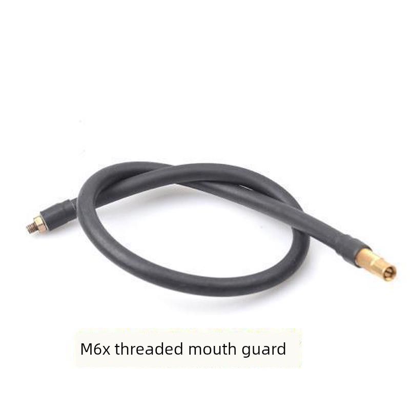 Car Air Pump Hose M6 Thread Car Tire Inflator Nozzle Portable Air Pump Tube