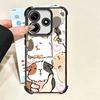 Мультяшный милый хомяк с покрытием Чехол для телефона Для Xiaomi Poco X5 X6 X7 X8 Pro Max F8 Ultra F7 M8 M7 M5S Redmi 15C 15 14C 13C 13 X3 12C