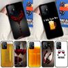 Чехол для Xiaomi 13 14 Ultra 11T 12T 13T 14T Pro POCO X7 Pro X3 X5 F3 F5 F6 M6 X6 Pro с рисунком "Пей пиво, пей красное вино"