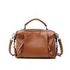 Zency Women's Genuine Leather Bag Simple High Quality Tote Bag Small Vintage Boston Handbag Female Shoulder Bags 2022 Crossbody