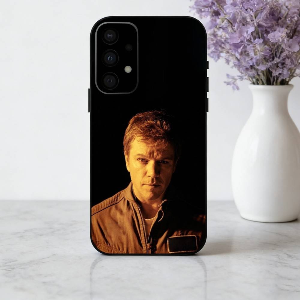 Attractive M-Matt D-Damon Phone Case For Samsung Galaxy A73,A72,A71,A70,A53,A52,A51,Soft Silicone Black Cover