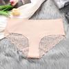 Новое женское кружевное бесшовное нижнее белье, сексуальные прозрачные дышащие трусики с низкой талией, однотонные легкие трусики без показов, мягкое удобное дерзкое нижнее белье
