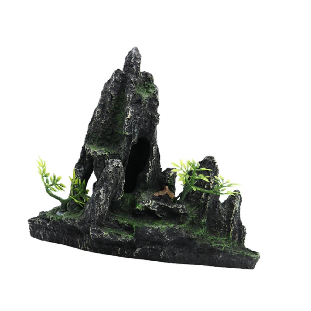 Fish Tank Decoration Suspended Rock for Aquarium Micro Landscape Fish Tank