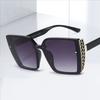 Women's  New Large Frame Sunglasses Trendy Face-protecting Small Ultraviolet Glasses 1033