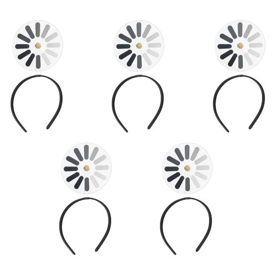 1/2/5 шт. Женский обруч для волос, дизайн с отставанием мозга, повязка на голову, повседневная заколка для волос, аксессуары для волос