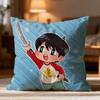 Popular KKotaro Lives Aloneed Cushion Cover Soft Washable Pillow Case Multi-Scene for Couch Bed Travel Office Use