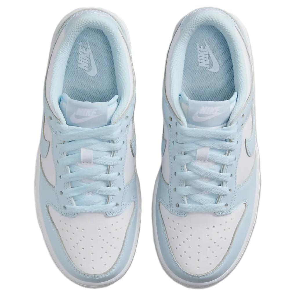 Nike Детские кроссовки Dunk Low GS Glacier Blue белые FB9109-105