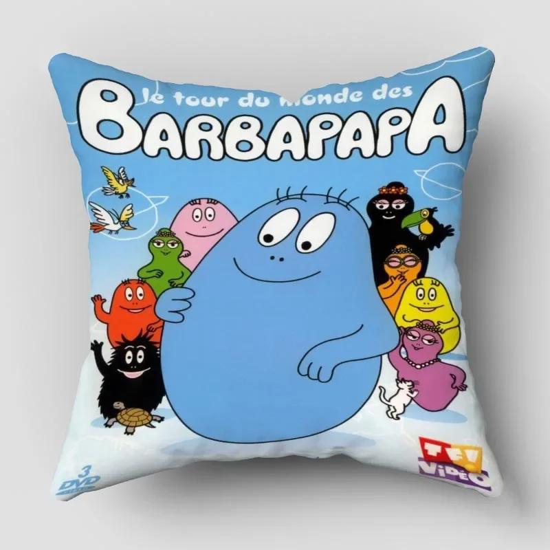 Наволочки Барбапапа Животные Снеговик Принт Наволочка Декоративная Зимняя Праздничная Вечеринка для Дивана